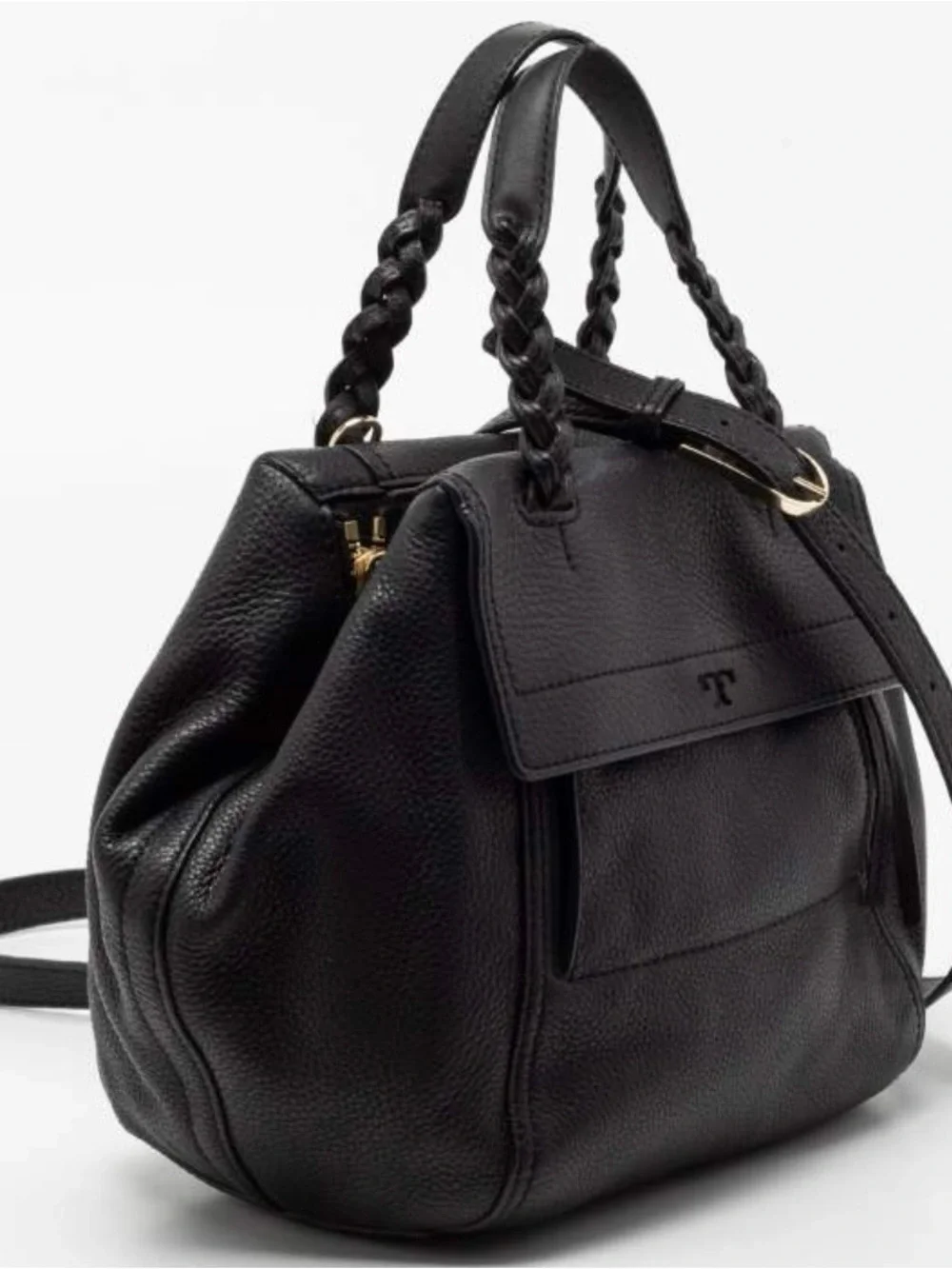 Tory Burch Half Moon leather Satchel